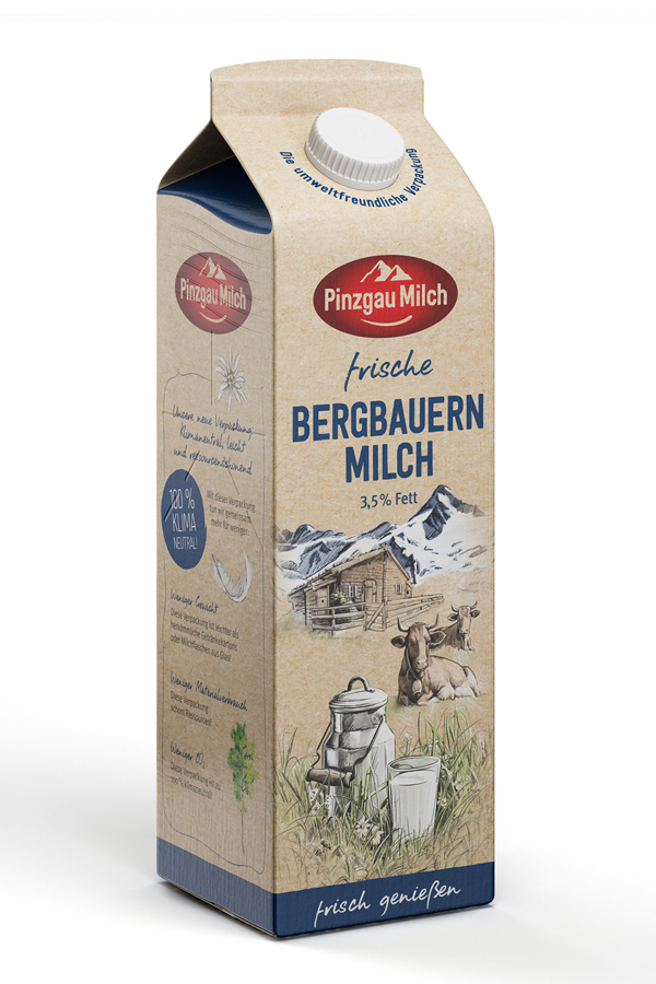 Fresh Bergbauern milk