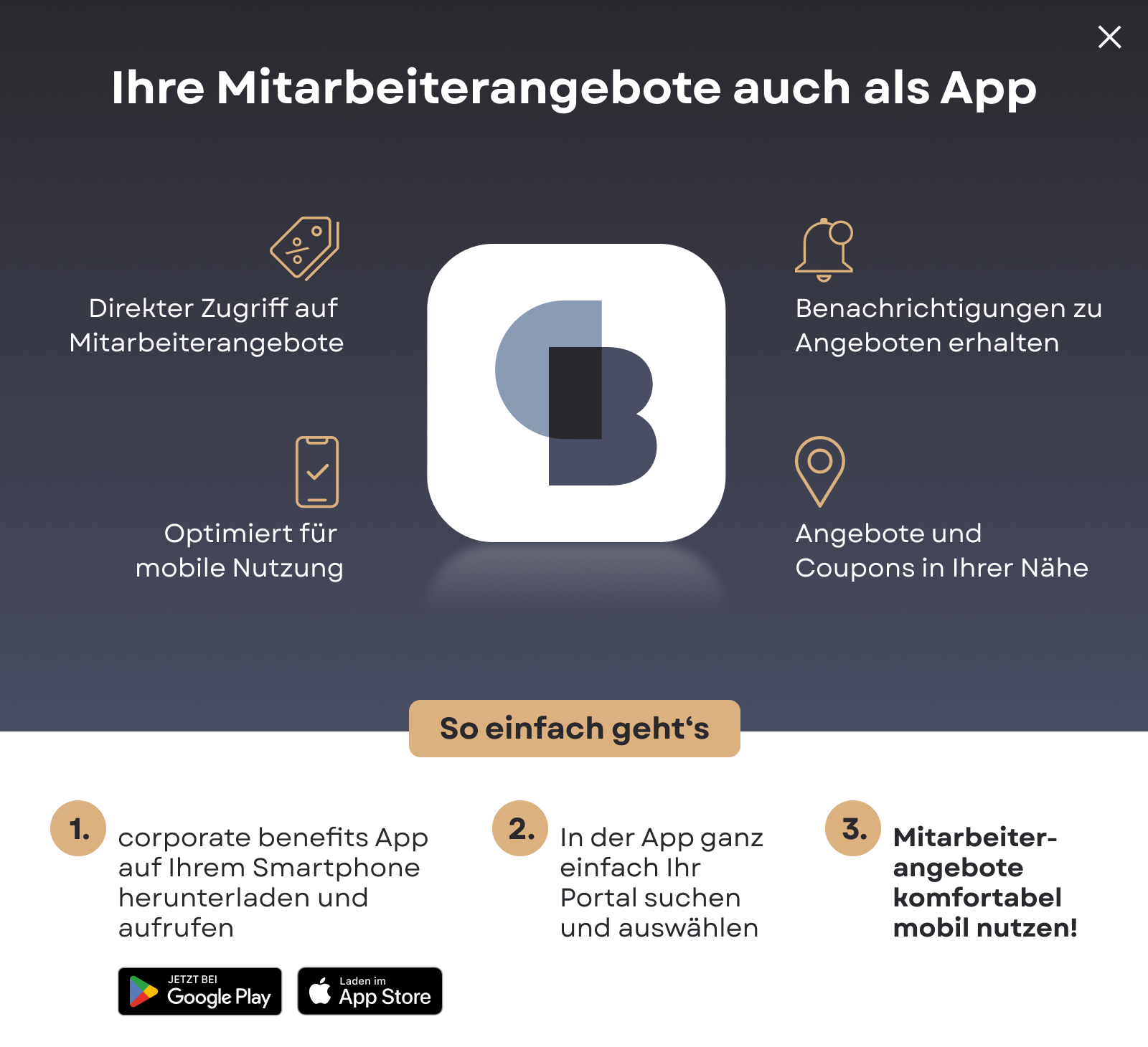Corporate Benefits App